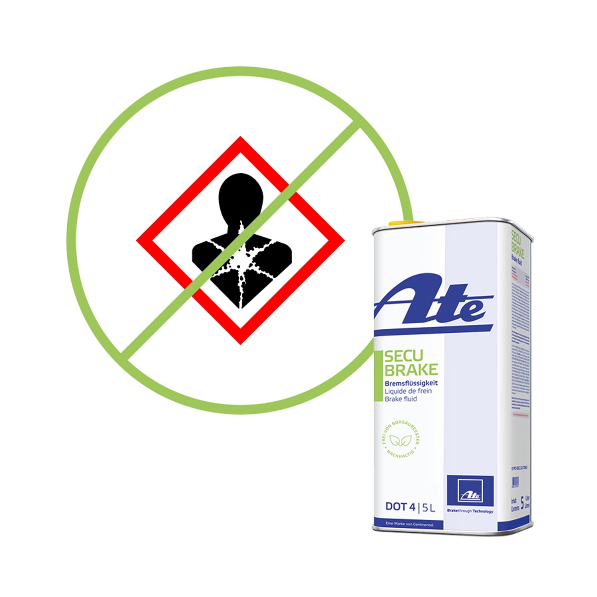 Aucune substance dangereuse, assurant ainsi la sécurité au travail