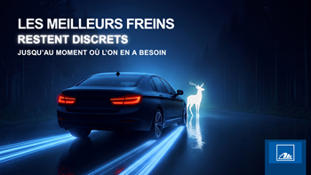 Les meilleurs freins restent discrets jusqu'au moment où l'on en a besoin.